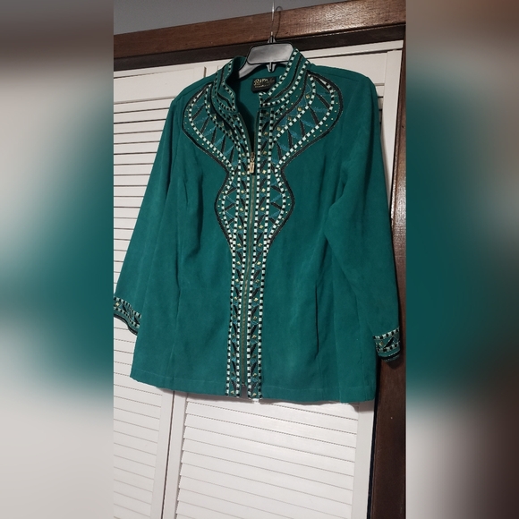 Bob Mackie Wearable Art Jacket 1X - Picture 8 of 8